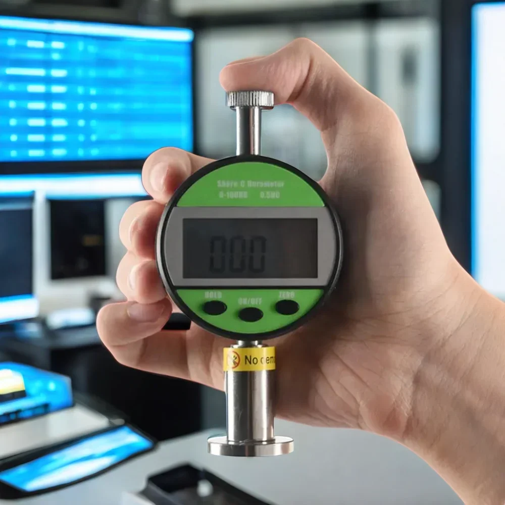 Digital Shore C Durometer Hardness Tester For Rubber And Plastic Efficient Digital Device For Hardness Testing
