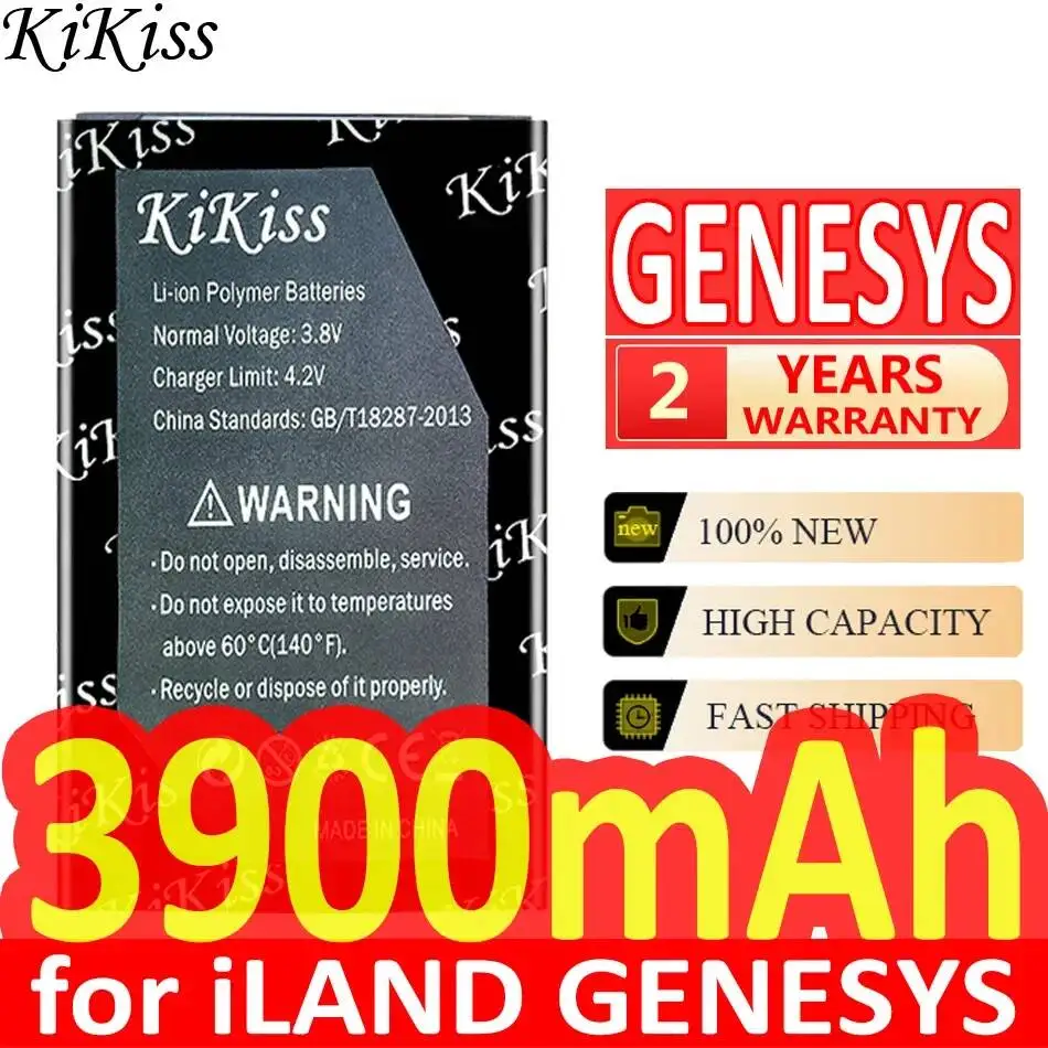 3900mAh For Iland Genesys Mobile Phone Battery Reliable Power Supply