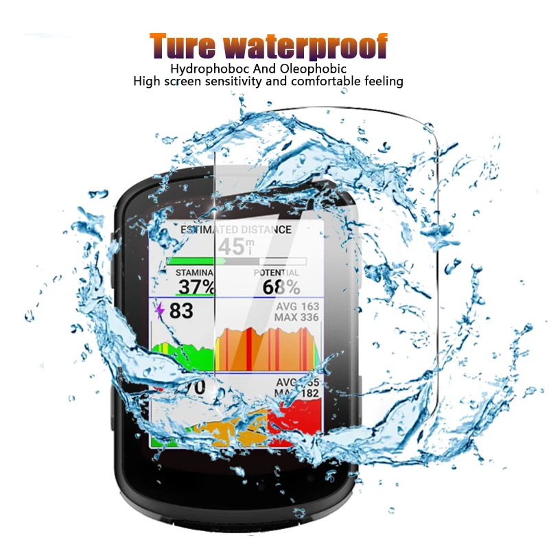 2PCS Tempered Glass For Garmin Edge 540 840 Screen Protector Protector glass For Edge 840 Protective Film