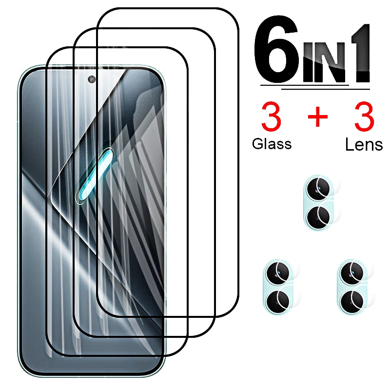 Schutzglas für Xiaomi Poco X8 X7 X6 Pro Max Displayschutzfolien Kameralinse Weichfolie Gehärtetes Glas Vollständige Abdeckung Hülle