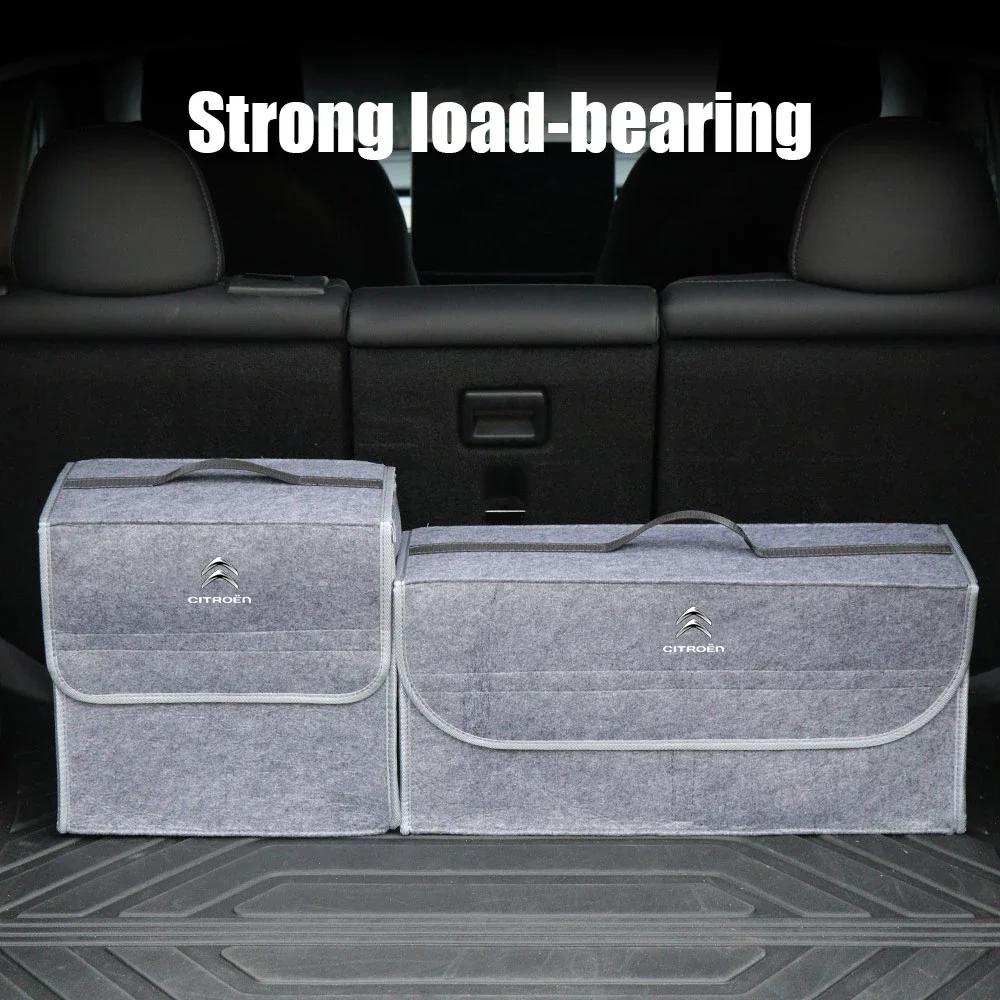

Car Trunk Storage Bag Organizer Sundries Stowing Tidying Box For Citroen C1 C2 C3 C4 C5 C6 C8 C4L DS3 DS4 DS5LS DS6 Accessories