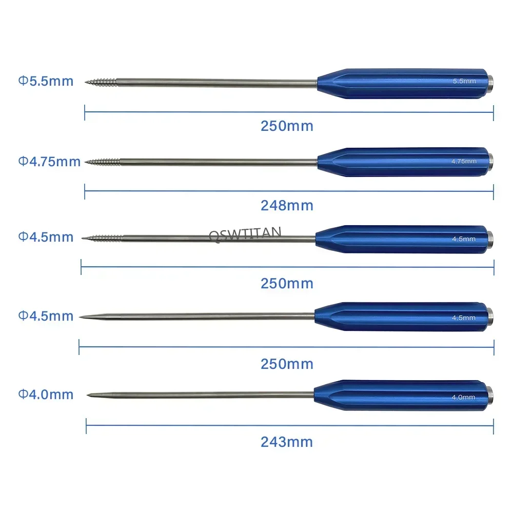 Orthopedic Opening Screw Tap Shoulder Ligament Interface Nail Bone Screw Tapping Orthopedic Surgical Instruments