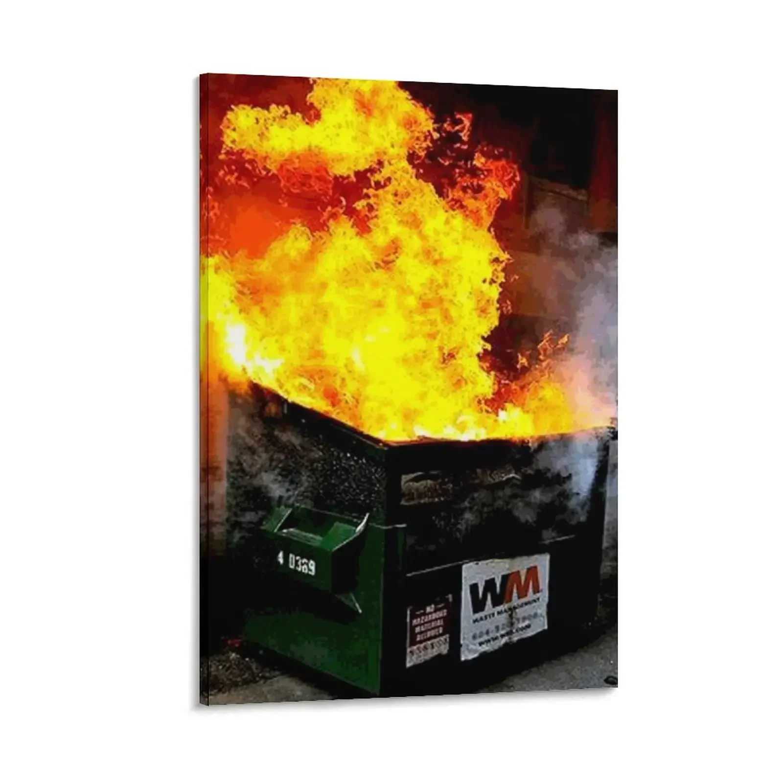 

Dumpster Fire Canvas Painting bedroom decoration canvas wall art home decor interior