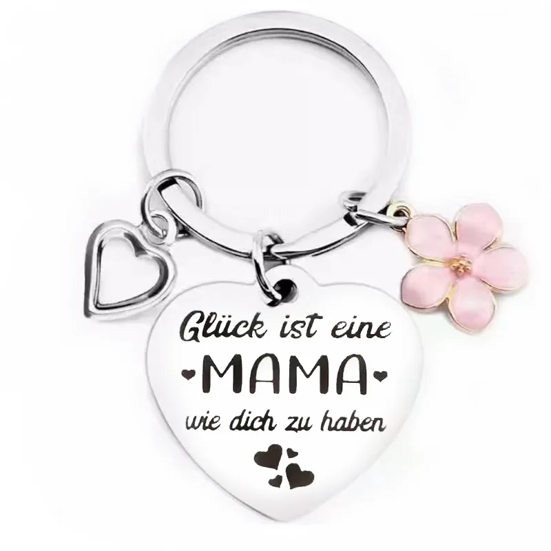 Wholesale NEW Mother's Day Keychain Personalized Keyring for Mama Women Car Bag Pendant Love Anniversary Birthday Gift thank mom