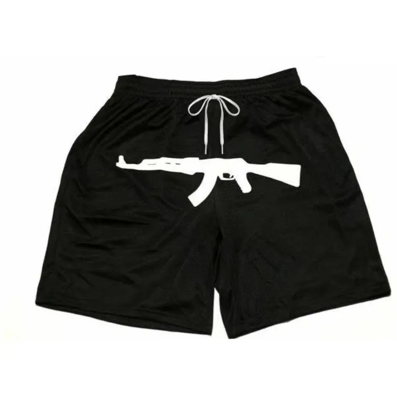 

2026 New Men's and Women's Fashionable Personalized Printed Oversized Loose Summer Street Fashionable Casual Quick Drying Shorts