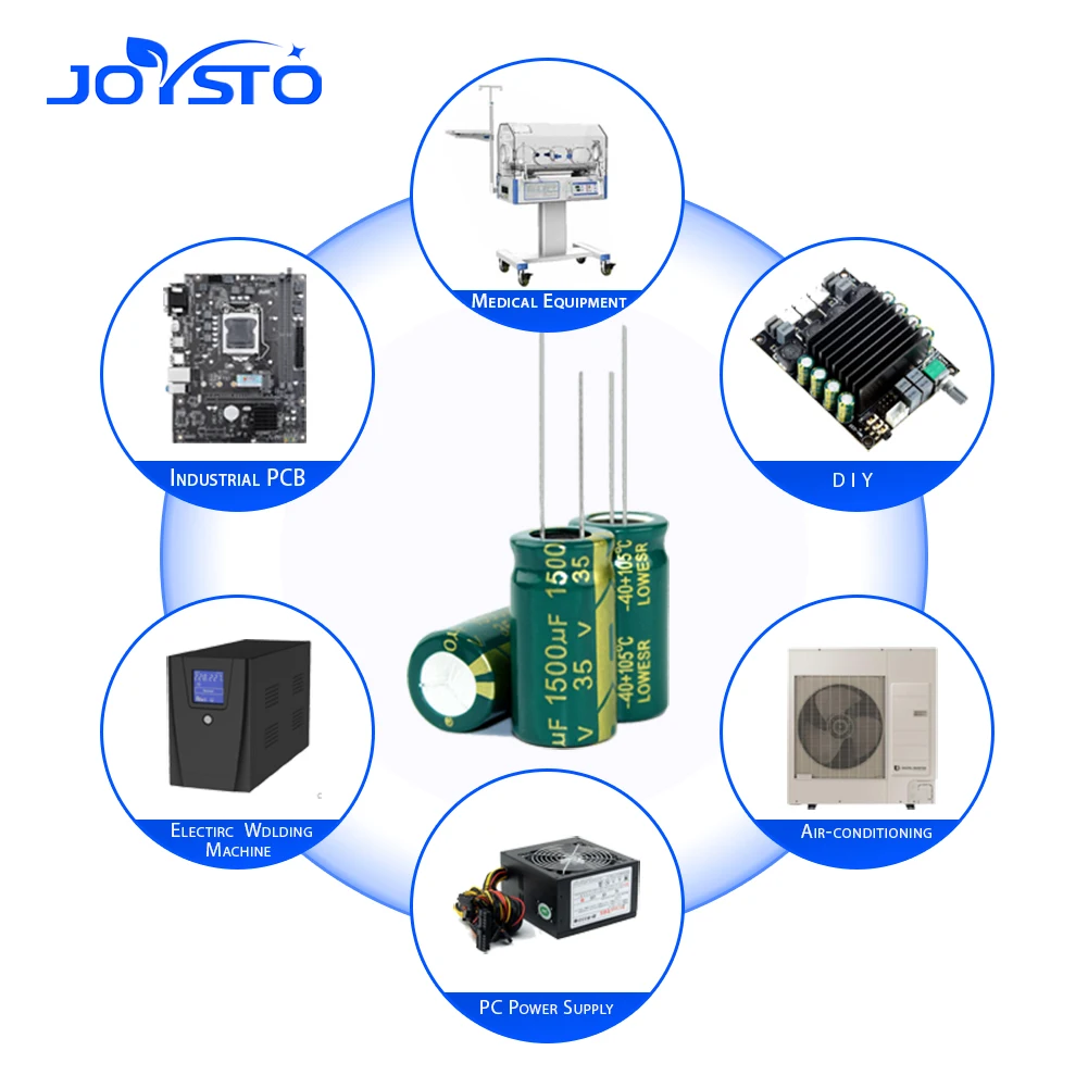 JOSTO Aluminum Electrolytic Capacitor High Frequency Low ESR 450V 4.7UF 6.8UF 22UF 33UF 47UF 68UF 100UF 120UF 150UF 180UF