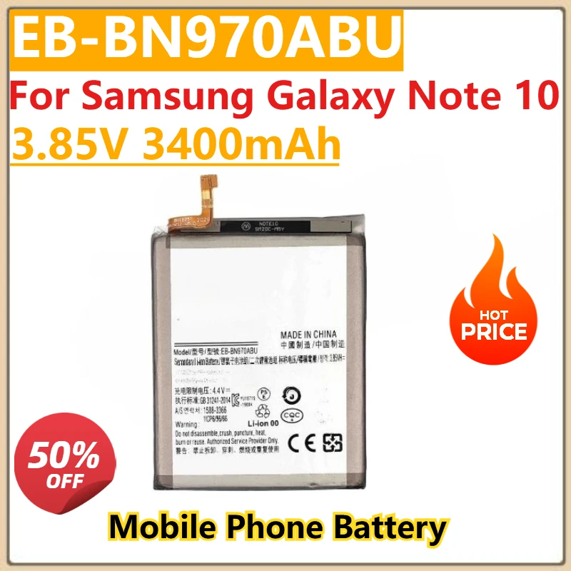 

New Battery For Samsung Galaxy EB-BN965ABU Note9 Note 2 7 8 9 10 20 X Plus Lite Ultra N9600 N960F N960U N960N N960W SM-N960F