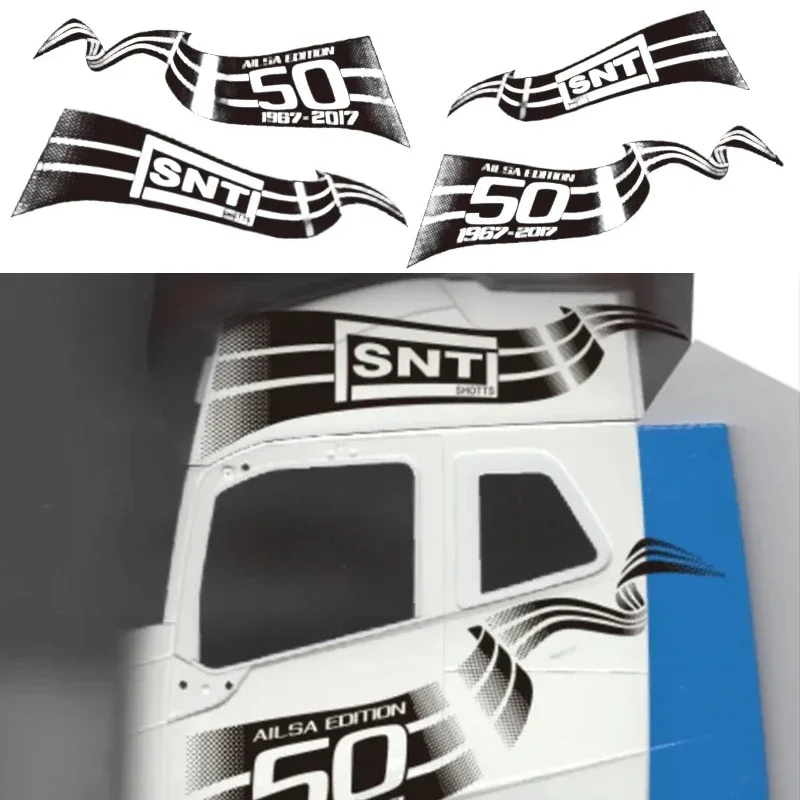 Simulation Self-adhesive Sticker for 1/14 Tamiya RC Truck Car VOLVO FH16 Diy Parts Toys