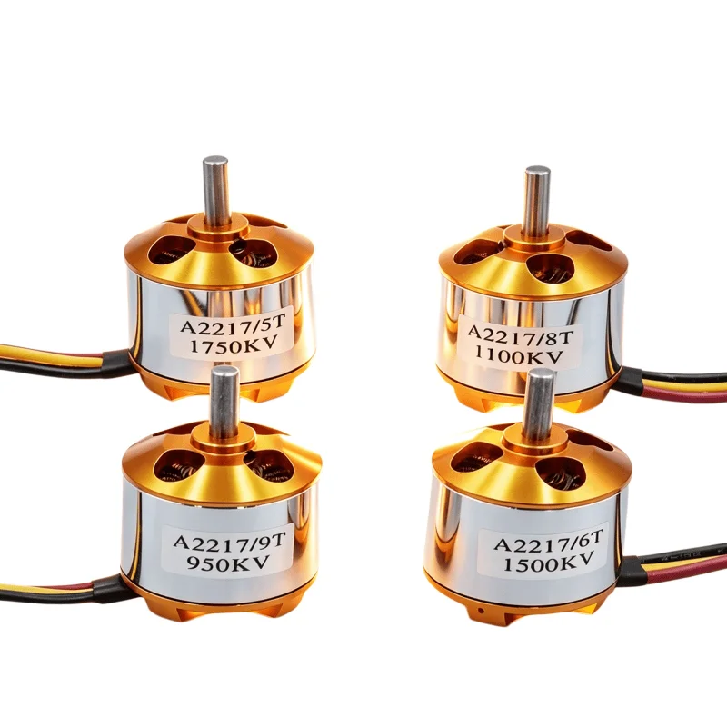 XXD2217 series 950KV, 1250KV, 1500KV,  brushless motors are used for multi axis, fixed wing, and multi rotor aircraft