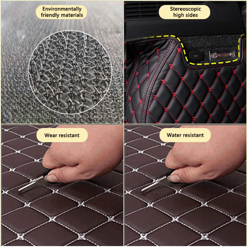 Car Rear Trunk Mat For Li Auto L7 Lixiang L7 2023 2024 2025 Anti-dirty Carpet Trunk Storage Pad Cargo Cover Rug Auto Accessories