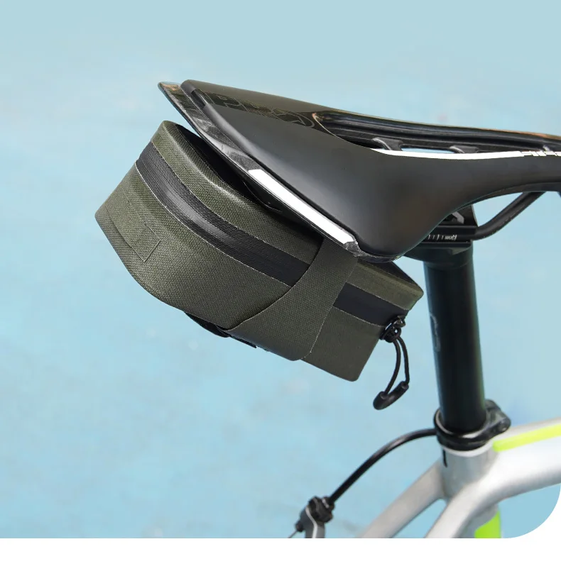 CXWXC 0,6 l TPU wasserdichte Satteltasche MTB Rennrad BOA System abschließbare Fahrradsitz-Packung Radfahren Schwanz Aufbewahrungstasche Zubehör – Detail 16