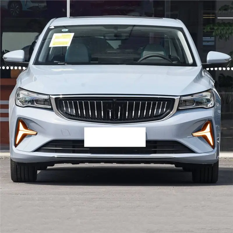 A71E-Turn Signal Fog Lamp LED Daytime Running Lights for Geely Emgrand EC7 2022-2025& Proton S70 2023-2026 Auto Accessories