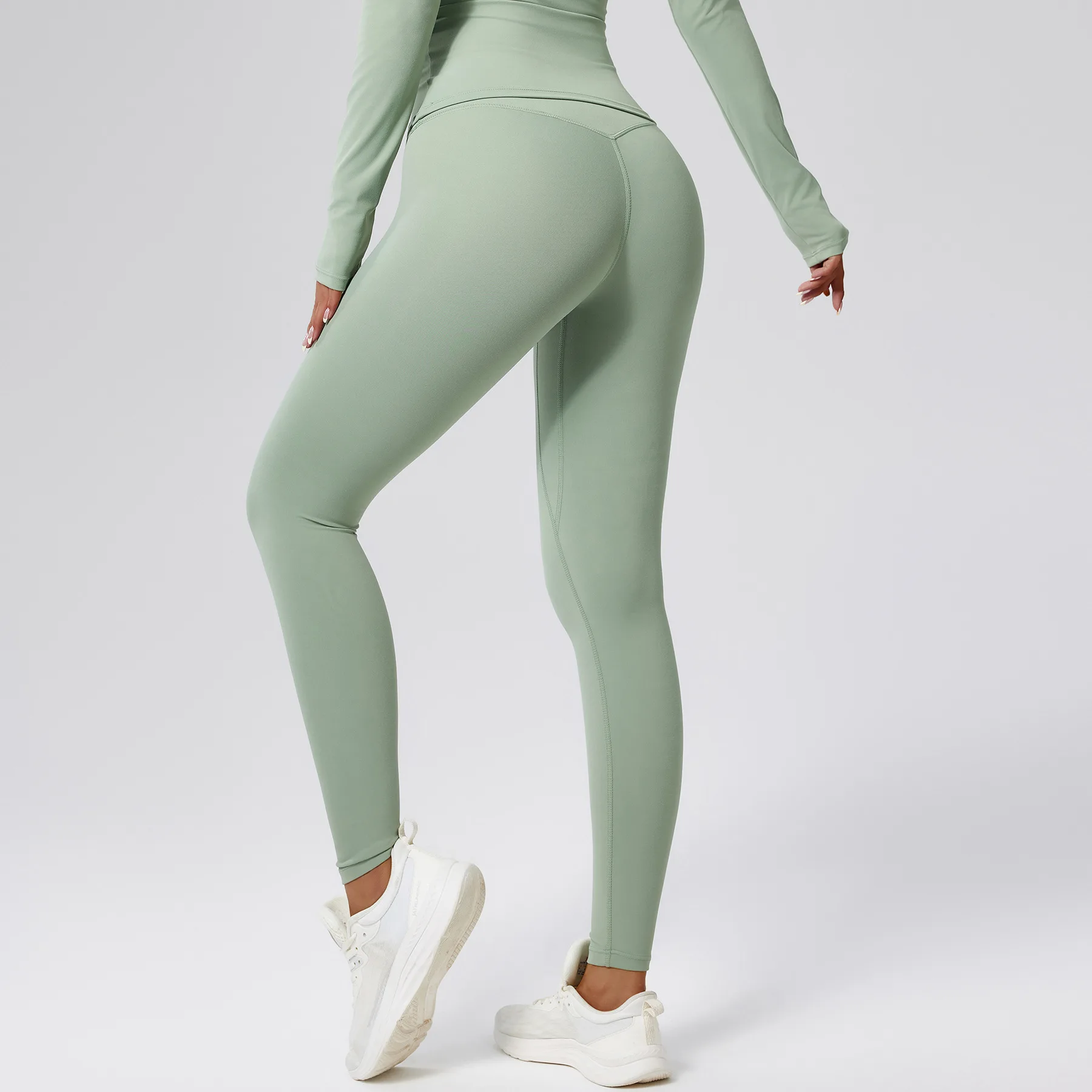 Yoga Leggings Tights Women Fitness Leggings Running Cycling Pants Breathable High Waist Sports Leggings Workout Gym Clothing