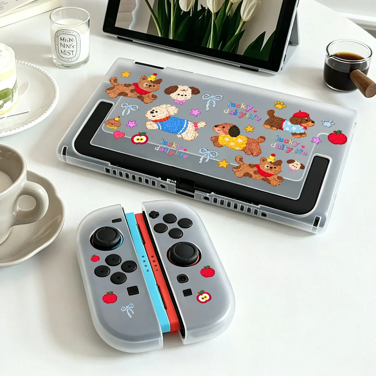 Premium Hard Acrylic Protector Shell Detachable Joy-Con Split-type Housing Dockable Base for Nintendo Switch 2 NS2 Console