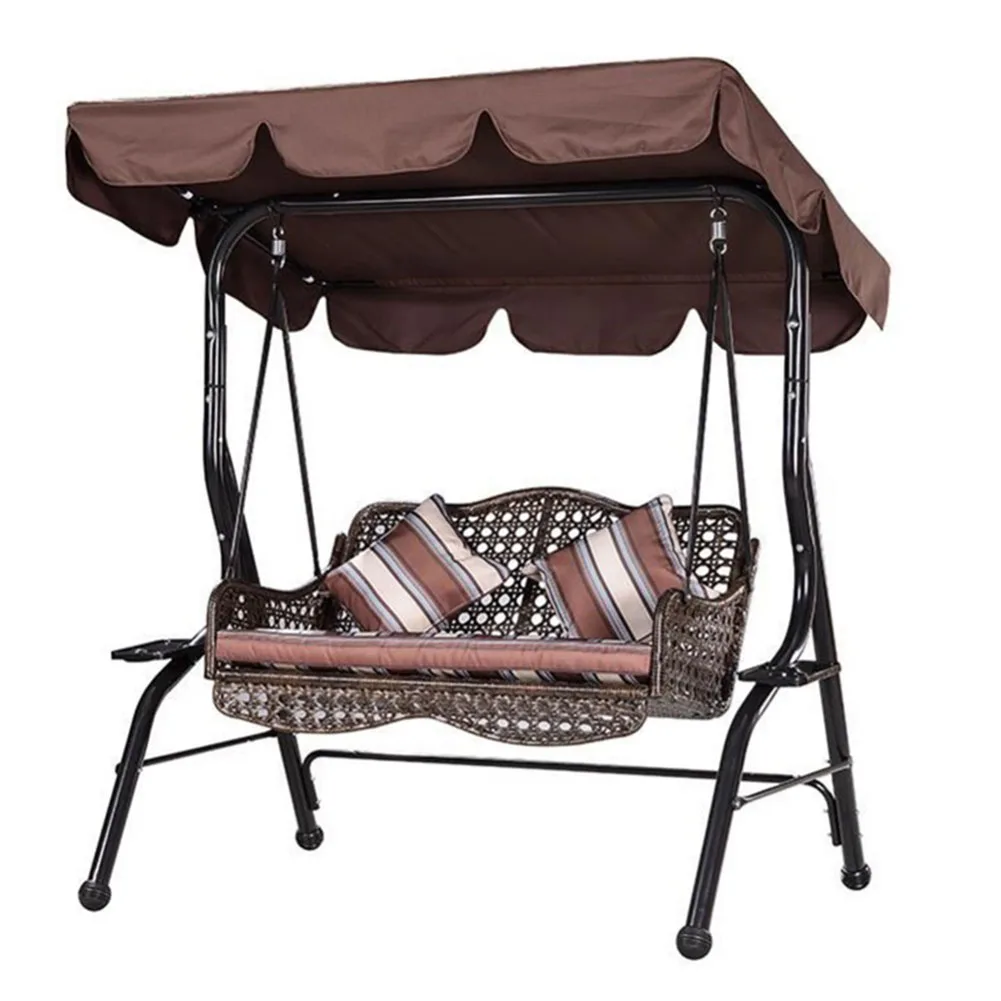 2-3 مقاعد سوينغ المظلة حديقة مقاعد البدلاء المظلة كتل عناصر ضارة مريحة للاستخدام سهلة التركيب غطاء بديل مثالي