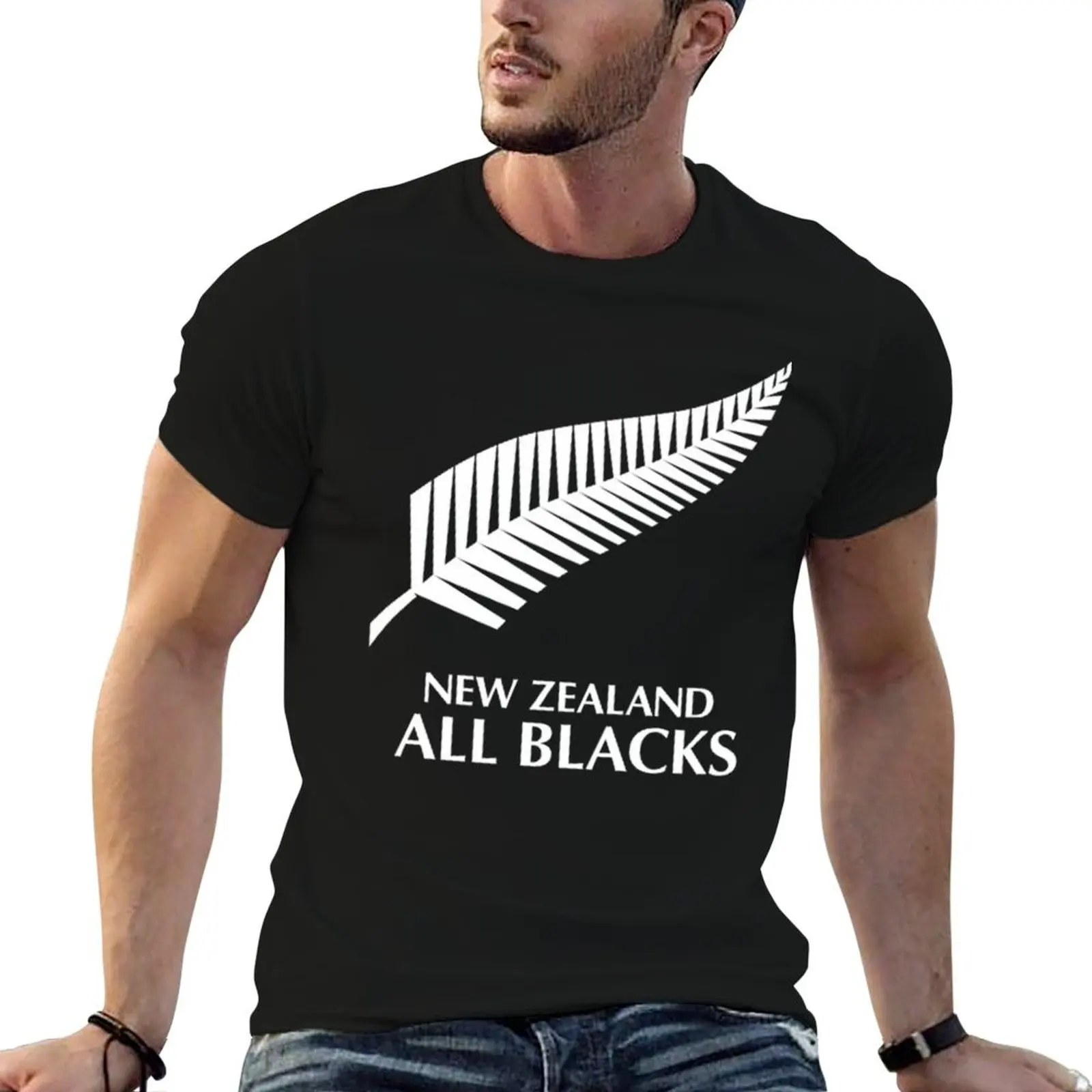 

New man t t Blacks Zealand T-Shirt personalised All for shirt cotton shirts