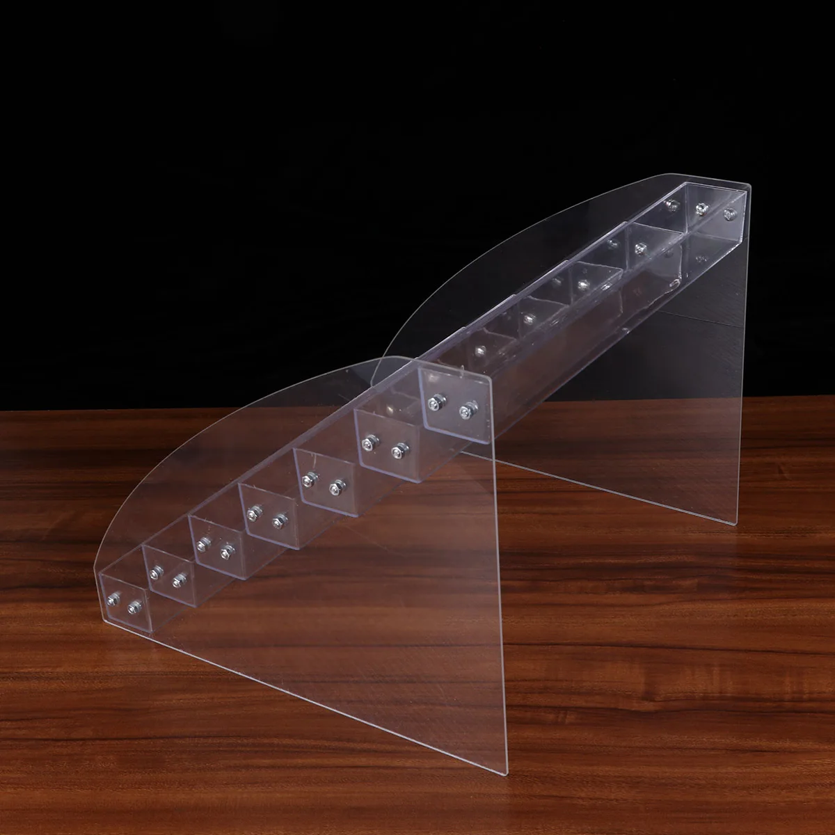 

Multilayer Acrylic Transparent Nail Polish Storage Rack Display Shelf 7 Layers Organizer for Beauty Vanity Bathroom