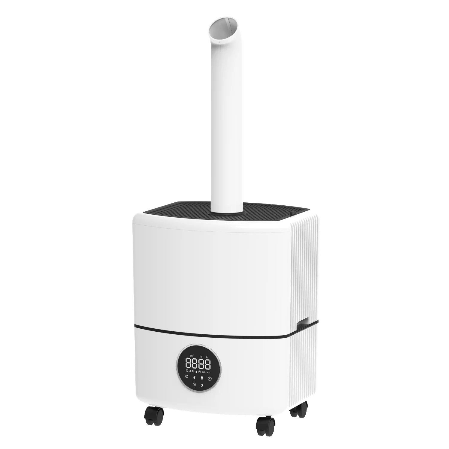 25L Electric Air Humidifier Negative Ion Function 1-Year Humidistat for Cars Households Hotels RVs Plastic Central Installation