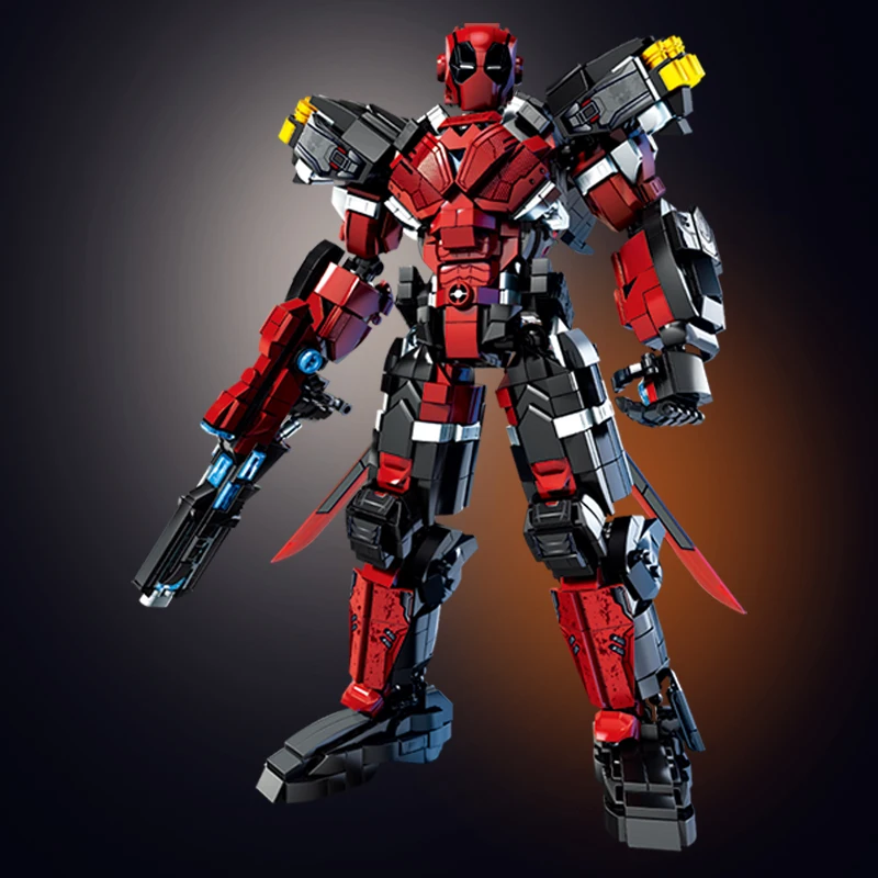 2000+pcs Marvel Superheroes Building Bricks Toys DIY Deadpool Blocks Figures Technical Christmas Gifts for Boys Kids Children