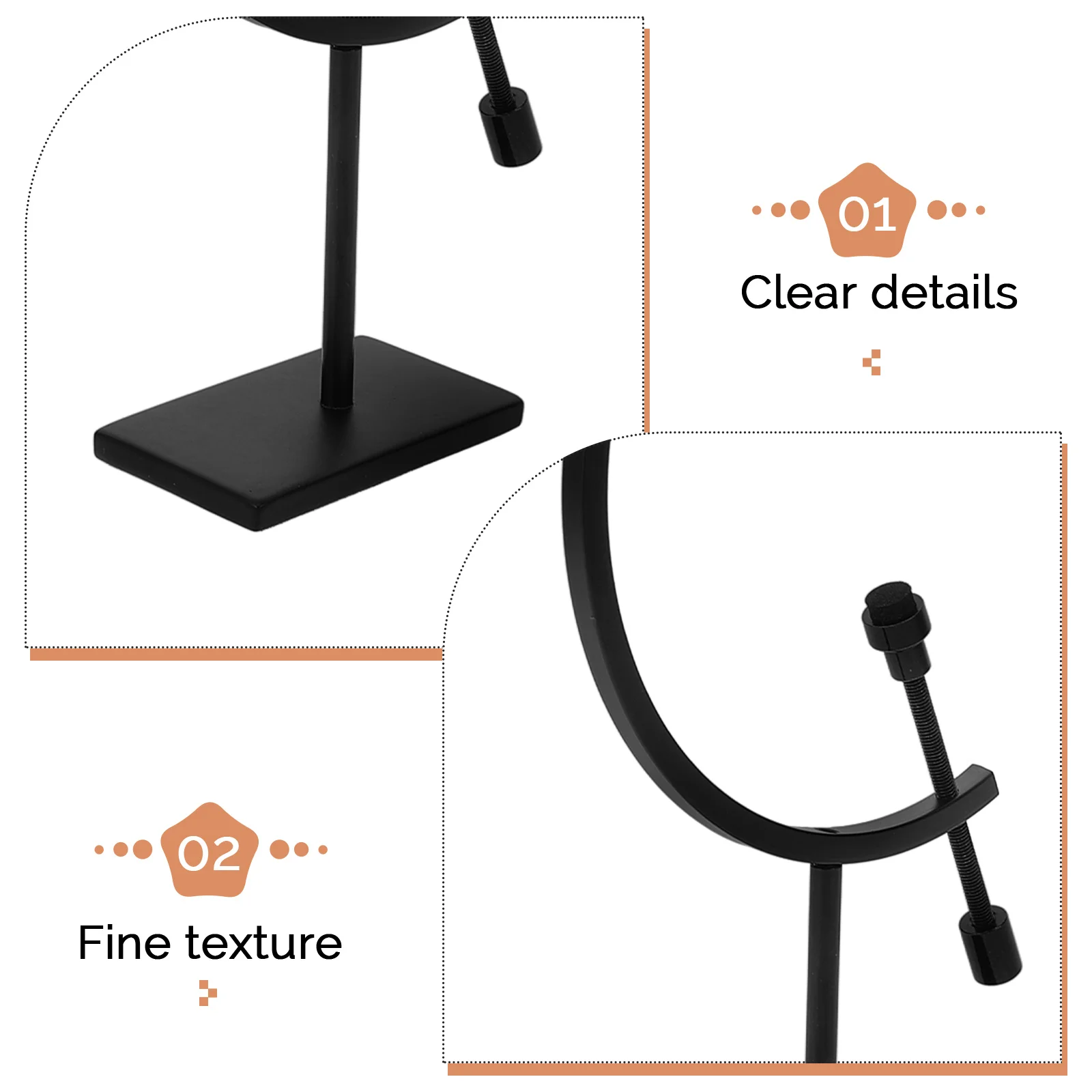 

Adjustable Metal Display Standrustproof Adjustable Sphere Stand Holder Decorative Sphere Holder For Home Office Decoration