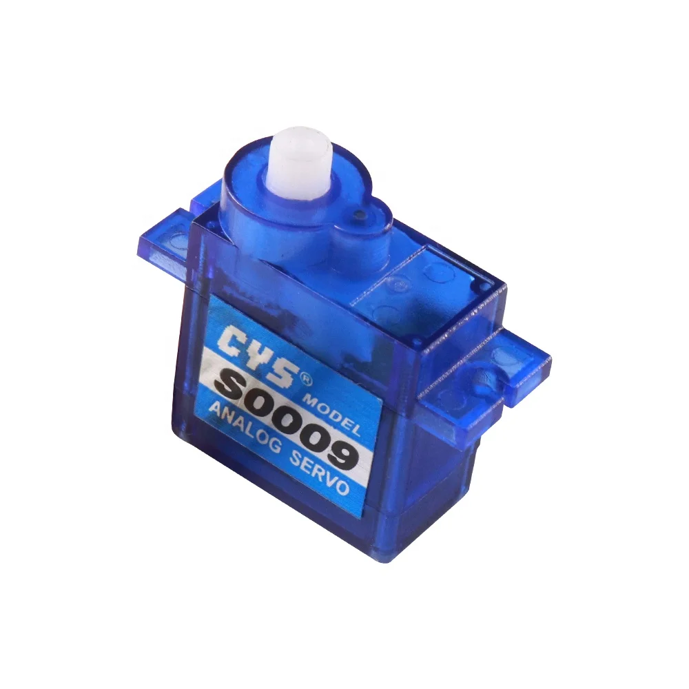 Mini 9g 1.5kg Digital/Analog CYS-S0009 4.8/6V 21T Plastic/Metal Gear RC Servo SG90 for for RC Airplane Robot Car
