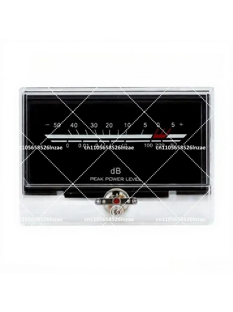 High Precision Backlit VU Meter Amplifier with dB Measurement for Audio Lab Use