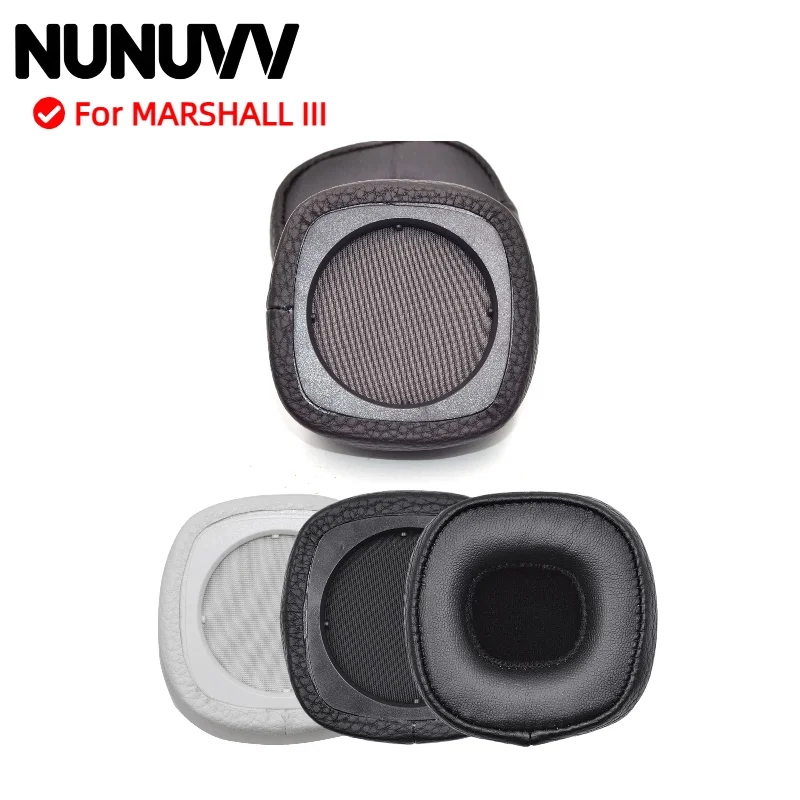 

NUNUVV Replacement Ear pads Fits For MARSHALL III Headphones Ear Cushions Earpads headset repair parts