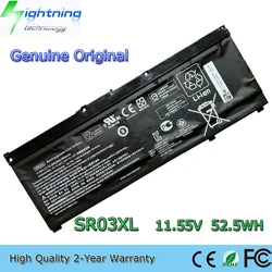 Nuova batteria per Laptop originale SR03XL 11.55V 52.5Wh originale per HP Pavilion 15-CX 15-CX00 muslimate HSTNN-DB8Q IB8L