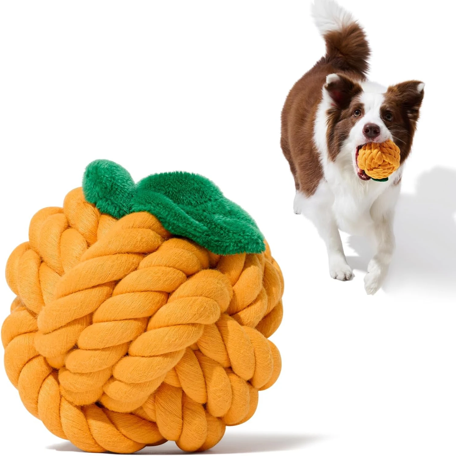 

Must-have Engaging, Vibrant, and Durable Tangerine Chew Toy for Dogs - Essential Long-Lasting Entertainment for Endless Fun Stim