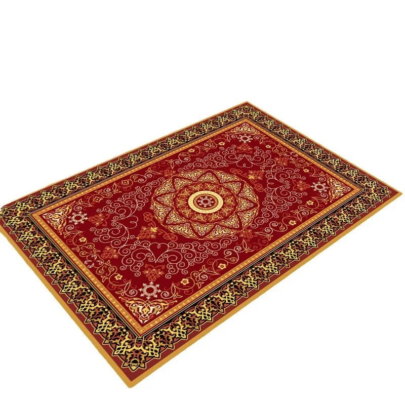 

YJQ retro European bohemian ethnic style carpet living room coffee table hotel bed and breakfast floor mat