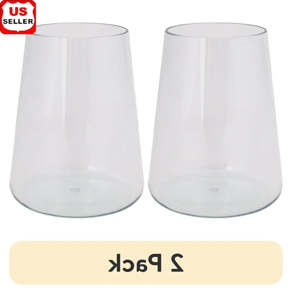 

Компактные бокалы для вина без ножек Tritan, безопасные для микроволновой печи, не содержащие бисфенола А, прочные, для использования на открытом воздухе, в помещении, приятные впечатления от опрокидывания