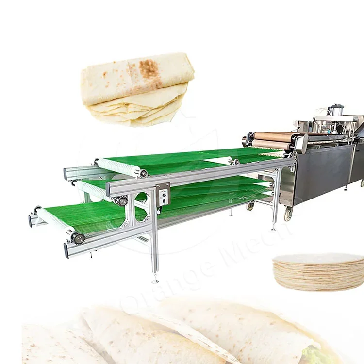 ORME Lavash Press Machine Fully Automatic Motorized Multifunction Tortilla Roti Chapati Making Machine Energy Saving for Food