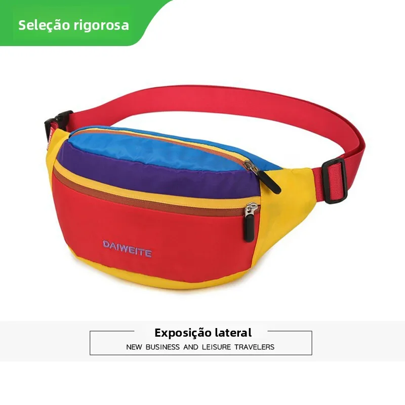 outdoor-multi-functional-lightweight-chest-bag-unisex-hiking-mountain-climbing-durable-nylon-fabric-casual-style-leisure-scene