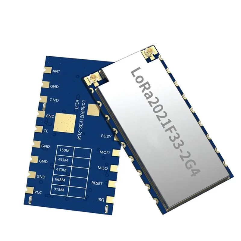 DT51 LoRa2021F33-2G4 Wireless Module 2W High-Power LoRa Module SPI Interface LR2021 Sub-GHz 868-915MHz