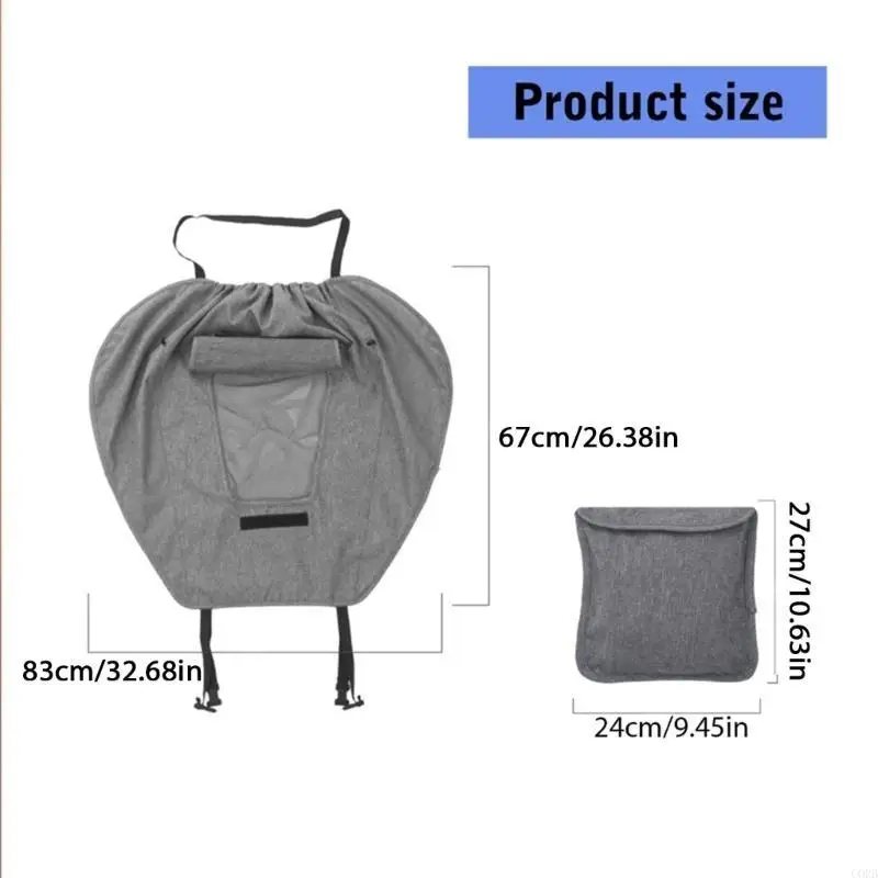 CORB Baby Strollers Sunshade Pram Cover Rain Protections with Adjustable Strap Fixing for Outdoor Travel Daily