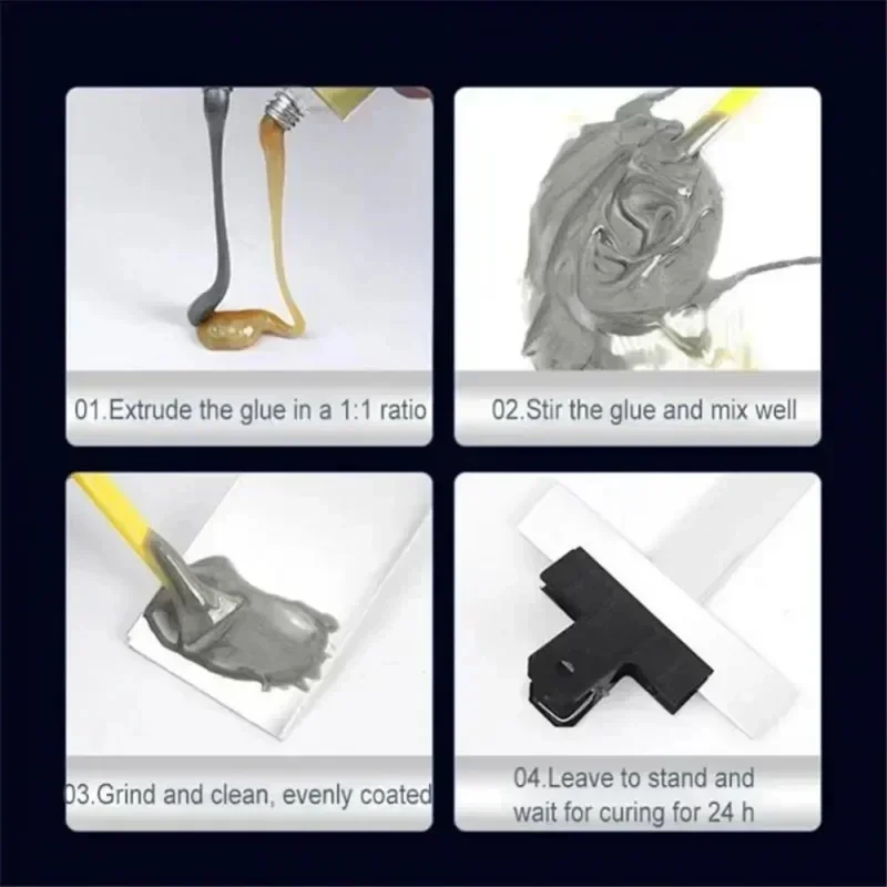 Home High Temperature Glue For Metal Welding Strength Repair Resistant Magic AB A Plastic Wood B Adhesive Purpose Bi Component