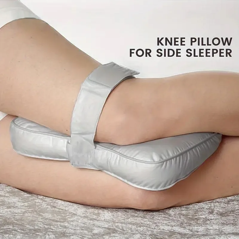 1pc Ergonomic Knee Pillow Relief Side Sleeper Support Leg Knee Pillow for Side Sleepers Knee Cushion Night Pregnancy Pillow