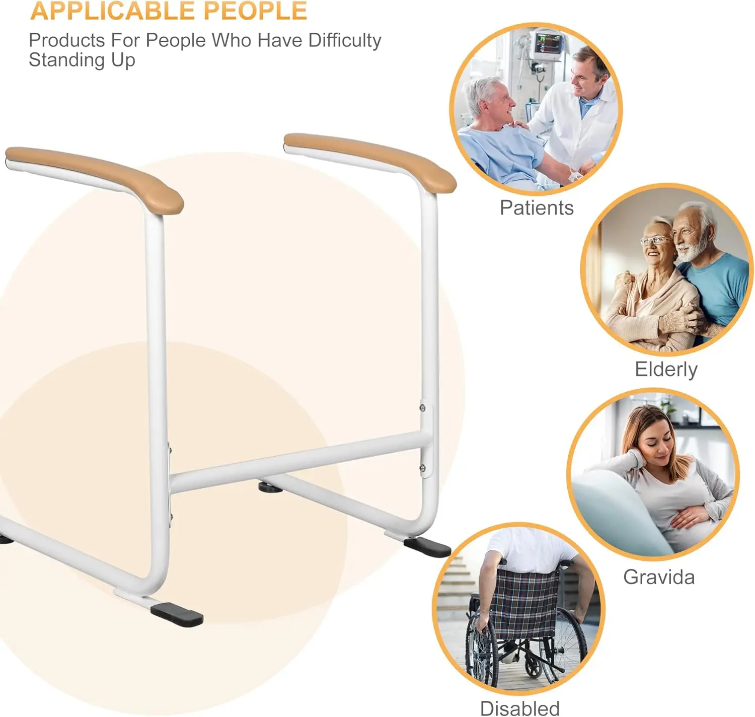 Stand Assist, stoellift assist voor ouderen, mobiliteit staande hulprail voor bank, bank, assistentie handvat voor patiënten, senioren a