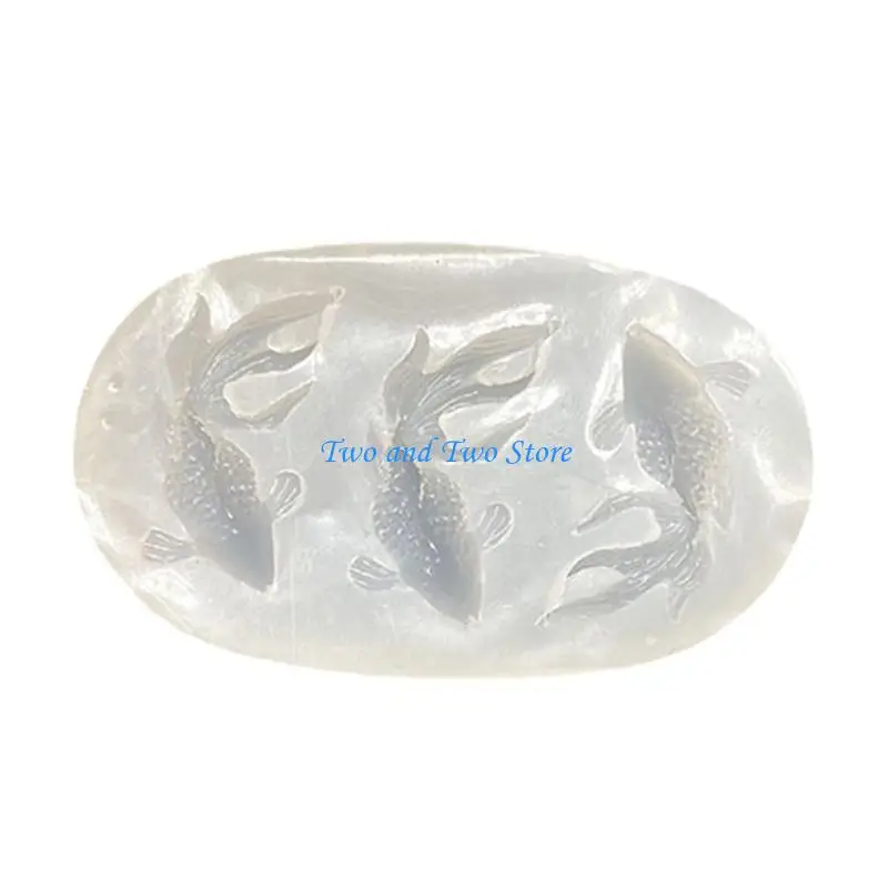 HX6F Clear Silicone Mold Resin Pendant Mold For Handmade Keychains Ornament Art Crafts Detailed Design