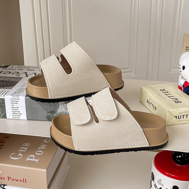 2026 New Kids Shoes Outdoor Thick Soled Shoes Sandals Children's Casual Slippers Girls Beach Flip Flops Slippers Summer Sandals