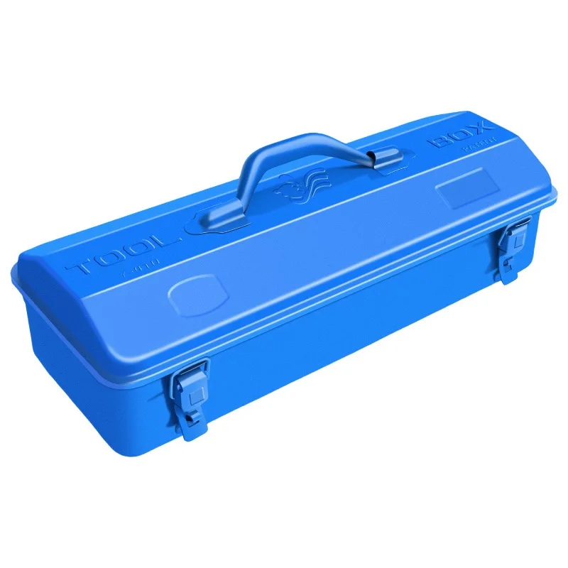 Large Capacity Industrial Metal Tool Box Portable Handheld Hardware Storage Organizer for Home Car Electrician