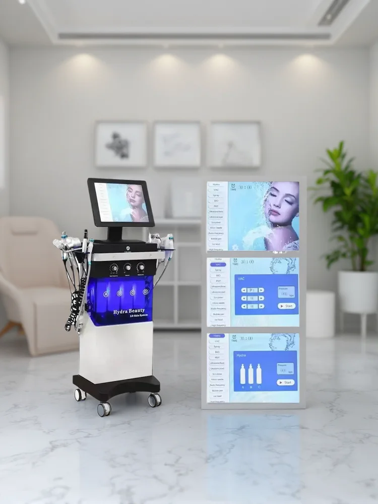 Das neueste 14-in-1 Blasen-Oxygenierungs-Peeling-Gesichtsbeauty-Instrument, geeignet für weibliche Schönheitsgeräte 2026.