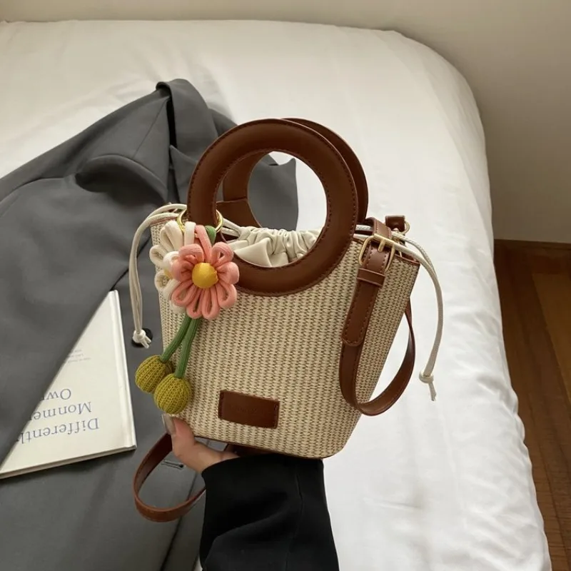 

Elegant Practical Diaper Bag Women's Luxury Crossbody Handbag Designer Leather Tote Minimalist Vintage Large Capacity Bag