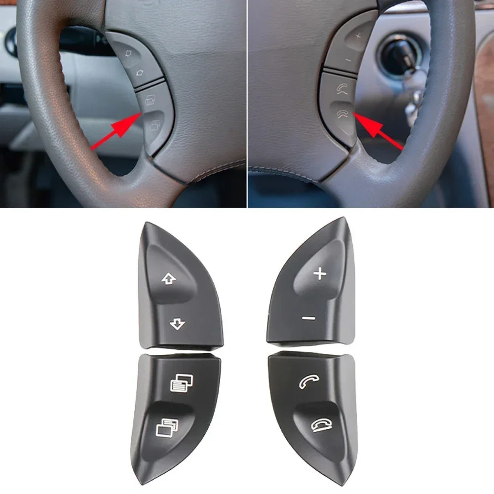 For Mercedes S-Class W220 1998-2005 CL-Class W215 1996-2006 Car Multi-function Steering Wheel Switch Buttons Control Key