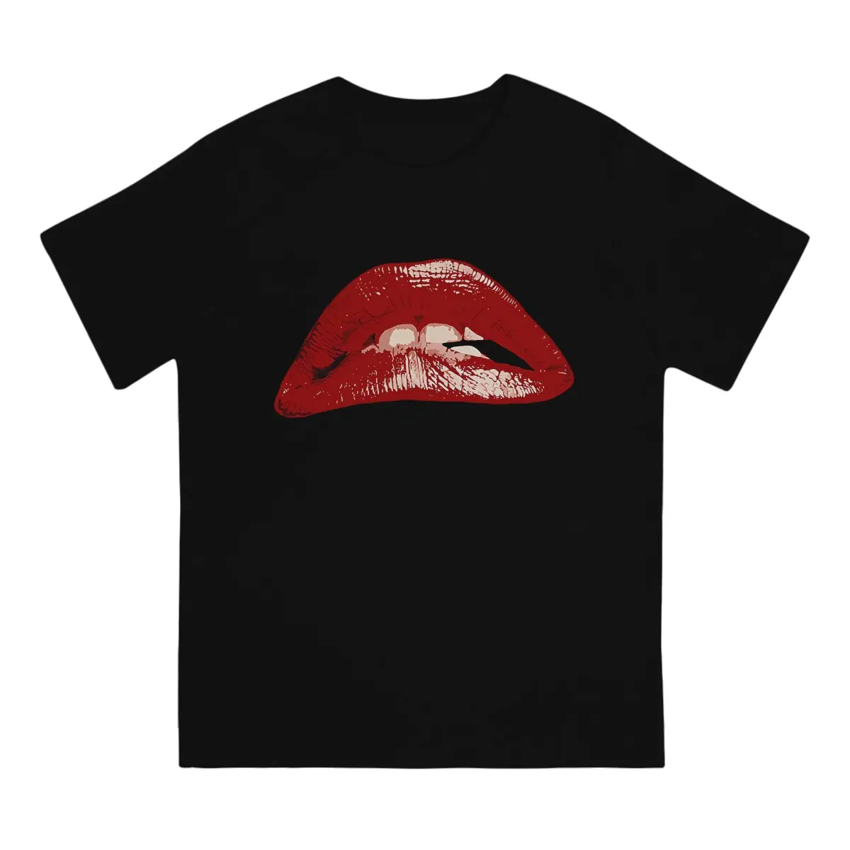 The Rocky Horror Picture Show Mouth Tshirt Men Tops Vintage Summer Streetwear T Shirt