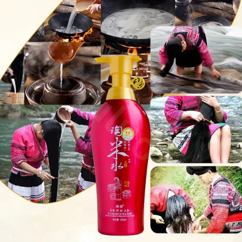 

500ml Tradition Wash Rice Water Hair Shampoo Professional Hair Care Anti Hair Loss Treatment Fast Growth Anti Dandruff Shampoo