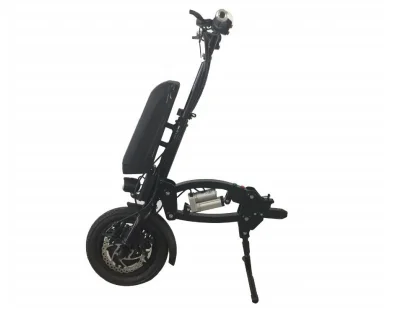 Coofull 12inch Electric Wheelchair Handcycle Attachment 36v 250w Electric Wheelchair Conversion Kit with Battery