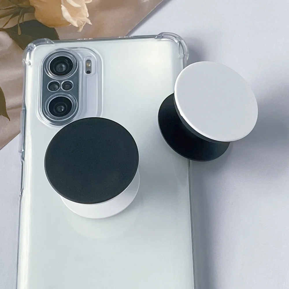 

Finger Ring Holder Stand Pocket Socket for IPhone 15 Samsung Support Telephone Mobilephones Grip Tok Folding Solid Color Bracket