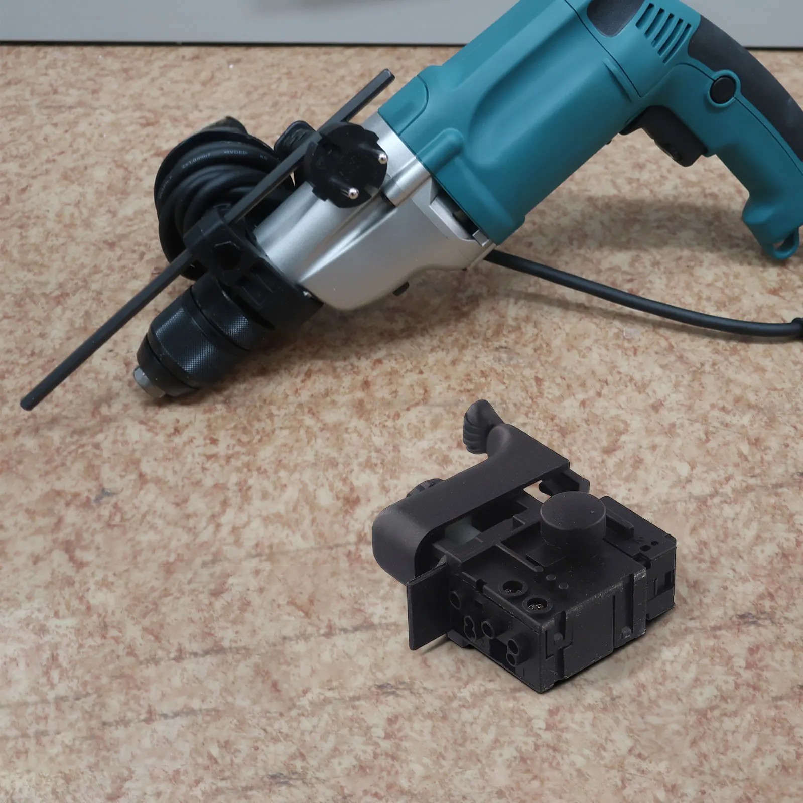 

Electric hammer Drill Speed Control Switch Compatible with Multiple Models (For DP4011 For HP2051F For HP2050F)