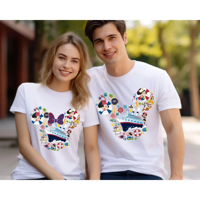 Disney Cruise 2025 Shirts, Disney Cruise Family Set T-shirts, Disney Cruise Group T-shirts, Disney Men's and Women's Holidays